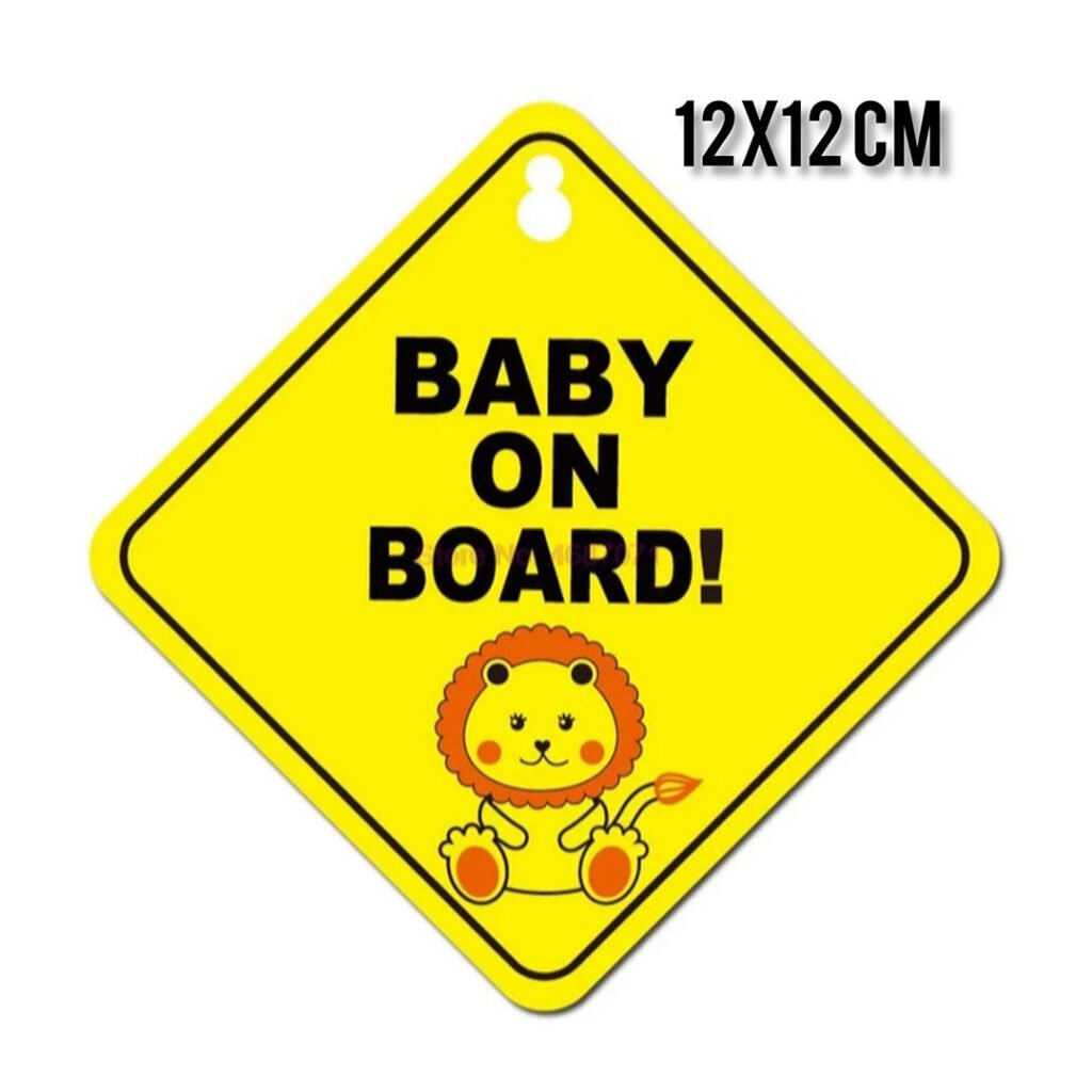 Adesivo 'Bimbo A Bordo' Per Auto - 2 Pezzi, Vinile Riflettente, Impermeabile, Con Koala E Gatto - Foto 9