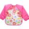 Babero Delantal O Cotona Manga Larga Impermeable Bebés Niños - Flores