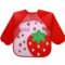 Babero Delantal O Cotona Manga Larga Impermeable Bebés Niños - Frutilla