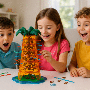 Juego De Mesa Monos Locos Y Equilibrio Para Niños Mattel