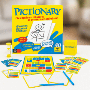 Juego Pictionary Modelo Clásico Con Tarjetas Mattel
