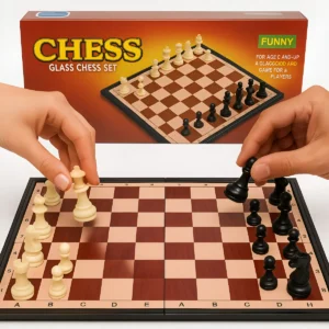 Juego De Ajedrez Magnético Profesional Plegable De Calidad