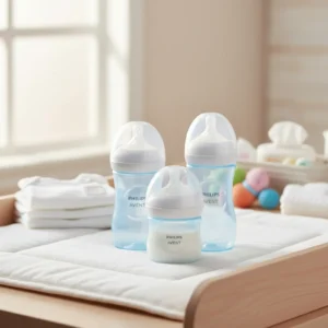 Set De 3 Mamadera Philips Avent Natural Reponse 715ml Azul Claro