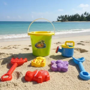 Set Juguete Playero Balde De 7pcs Para Niños Y Bebés