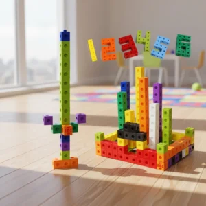 Cubos Unifix 100 Piezas Método Singapur Matemáticas Niños (100 Cubos Conectores)