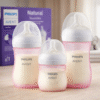 Set De 3 Mamadera Philips Avent Natural Reponse 715ml Rosado Claro