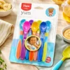 Set De 7 Cucharas Y Utensilios Aprendizaje Para Bebés