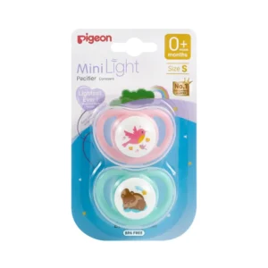 Chupete Odontológico Mini Light Talla S 2 Un Rosa-Verde Niña 0+