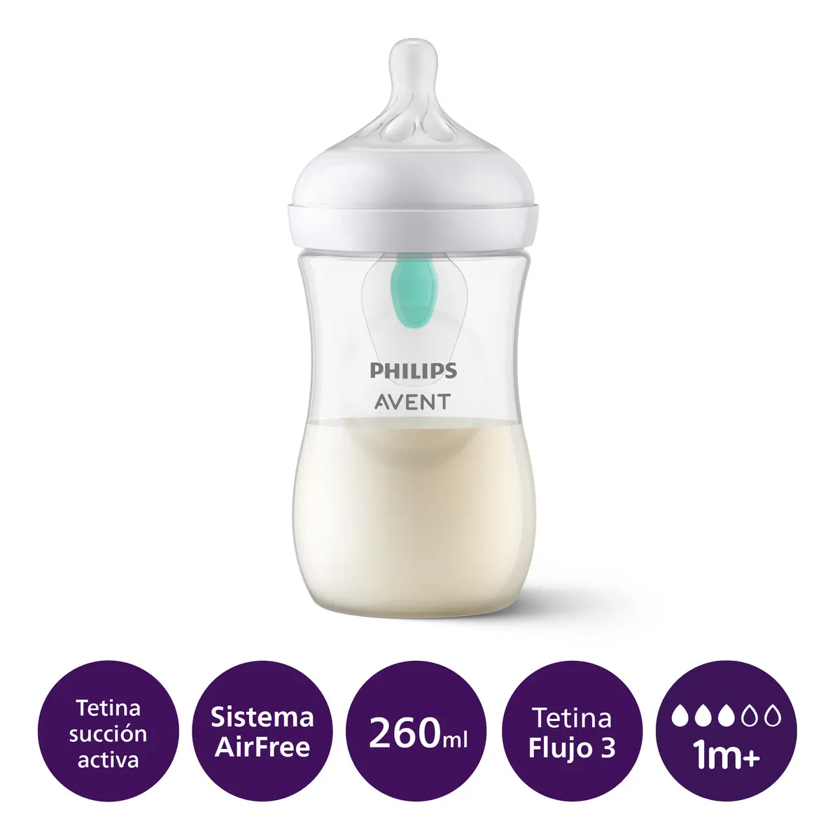 Mamadera Philips Avent Natural Response Con Airfree Vent 9oz 260ml