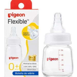 Mamadera Prematuro Pigeon Vidrio 50ml Anticólicos 0+ Meses