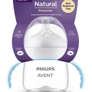 Vaso De Entrenamiento Philips Avent Con Asas Celeste 150ml