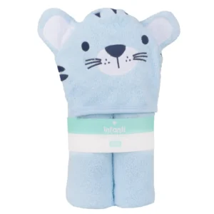 Toalla Capucha Tigre Azul Infanti